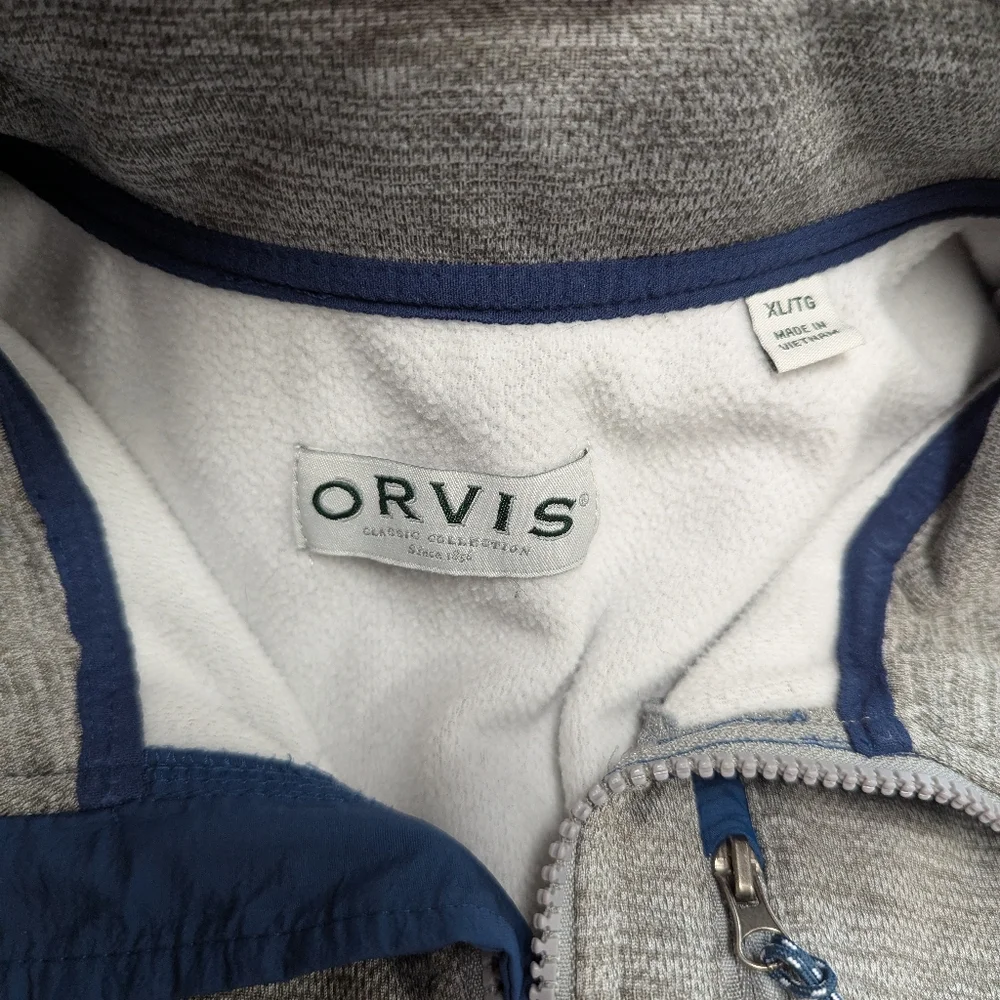 Orvis Zip Up Sweatshirt - Picture 3 of 4